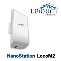 PUNTO DE ACCESO, UBIQUITI NANOSTATION M2 - 2,4 GHz. 10 dBi MIMO AIRMAX, NSM2