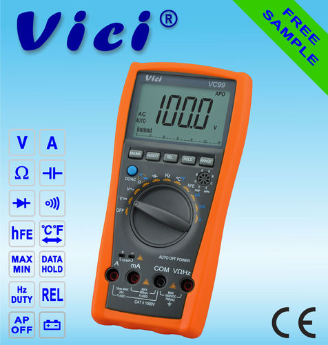 MULTIMETRO DIGITAL AUTORANGO VICI VC99