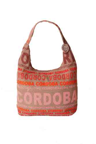 Bolso Gondola Cordoba beige-rojo