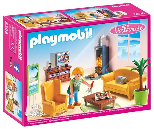 Playmobil 5308 - Sala de Estar con Fuego