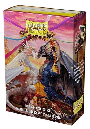 60 Fundas Dragon Shield YGO - Brushed Art - Valentine Dragons 2023