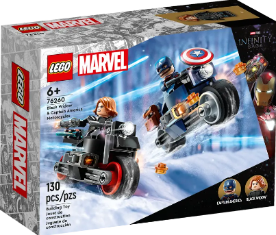 Lego 76260 - Marvel - Avengers Moto Viuda&amp;amp;Capitan