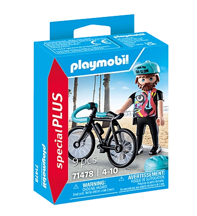 Playmobil 71478 - Sports & Action - Ciclista de Carretera Paul