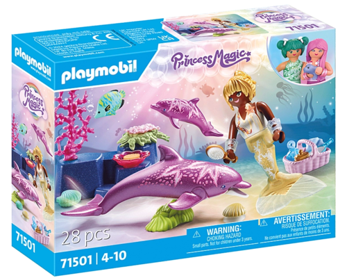Playmobil 71501 - Princess Magic - Sirena Con Delfines
