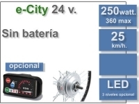 CicloTEK Kit e-City 24 v. sin Batería