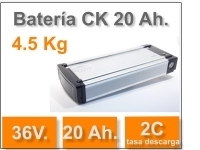 CicloTEK Set Batería CK 36 v. 20 Ah.