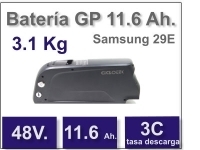 CicloTEK Set Batería GP 48 v. 11,6 Ah. USB