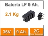 CicloTEK Set Batería LF 36 v. 9 Ah.